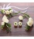 HA103 - Flower wreath bridesmaid hair band